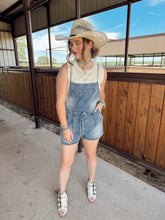 Load image into Gallery viewer, The Durango Denim Romper EXTRA SMALL