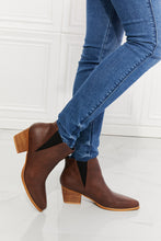 Load image into Gallery viewer, MMShoes Back At It Point Toe Bootie in Chocolate