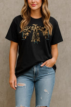 Load image into Gallery viewer, Leopard Thunderbird Western Shirt – Graphic Tee, Long Sleeve & Crewneck