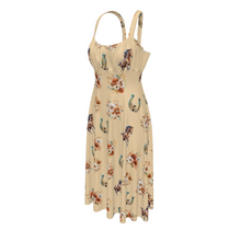 Load image into Gallery viewer, Baha Ranch Floral Horse Western Country Girl High Waist Sun Dress