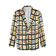Load image into Gallery viewer, Vintage Cowboy Collage Women's Western Blazer