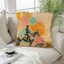 Load image into Gallery viewer, Baha Ranch Retro Pop Western Lost Cowboy Pillow Case Made in America