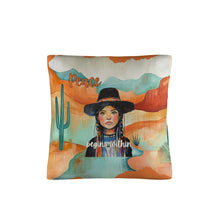 Load image into Gallery viewer, Native Peace Begins Within Throw Pillow Case Made in America