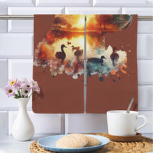 Load image into Gallery viewer, Labrador Retriever Duck Hunting Kitchen Set of 2 Dish Towels Made in America