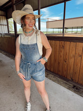 Load image into Gallery viewer, The Durango Denim Romper EXTRA SMALL