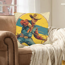 Load image into Gallery viewer, Baha Ranch Rodeo Cowboy Velvety Soft Pillow Case Made in America