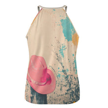 Load image into Gallery viewer, Baha Ranch Turquoise View Retro Pop Western Tank Top