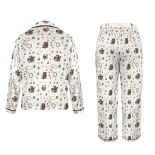 Load image into Gallery viewer, Boots and Brands Western Christmas Long Satin Pajamas