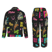 Load image into Gallery viewer, Baha Ranch The Last Round Up Satin Pajama Set
