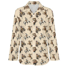 Load image into Gallery viewer, Baha Ranch Vintage Cowgirl Western Button Up Blouse