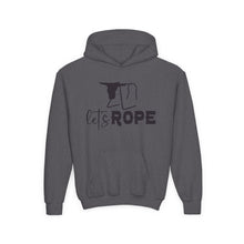 Load image into Gallery viewer, Let's Rope Youth Western Hoodie | Kids Rodeo Cowboy Sweatshirt