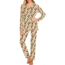 Load image into Gallery viewer, Longhorn Cactus Women's Western Pajama Set