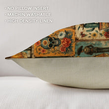 Load image into Gallery viewer, Colores de Mexico Dia de los Muertes Pillow Case Made in America