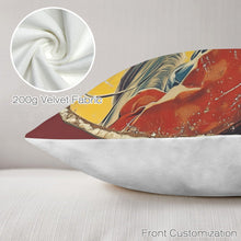 Load image into Gallery viewer, Baha Ranch Howdy Velvety Soft Pillow Case Made in America
