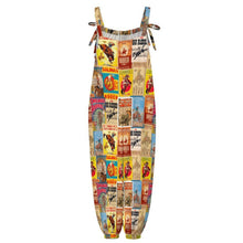 Load image into Gallery viewer, Baha Ranch Vintage Rodeo Poster Overalls Jumpsuit