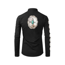 Load image into Gallery viewer, Turquoise Concho Men's Western Button Up