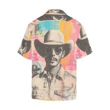 Load image into Gallery viewer, Baha Ranch Retro Pop Western Cool Cowboy Men's Camp Shirt