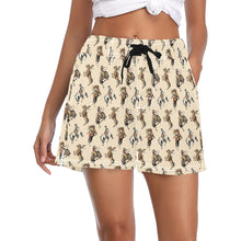 Load image into Gallery viewer, Women's Vintage Cowgirl Beach Board Shorts