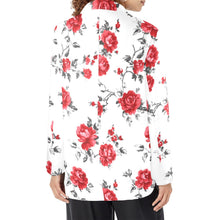 Load image into Gallery viewer, Mexican Red Rose Floral Blazer