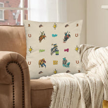 Load image into Gallery viewer, Baha Ranch The Last Round Up Throw Pillow Cover Made in America