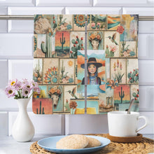 Load image into Gallery viewer, Colores de Mexico Pictures of the Southwest Set of 2 Dish Towels Made in America