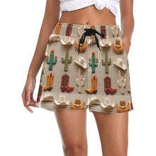 Load image into Gallery viewer, Women's Boots & Cactus Beach Board Shorts