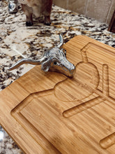 Load image into Gallery viewer, The Longhorn Carving Board