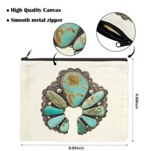 Load image into Gallery viewer, Baha Ranch Turquoise Naja Cosmetic Bag Pack of 5 Made in America