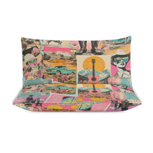 Load image into Gallery viewer, Baha Ranch Retro Pop Western 3-Piece Bedding Set (1 Duvet Cover + 2 Pillow Shams) – 102"×90"
