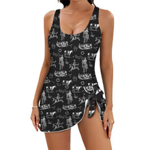 Load image into Gallery viewer, Ranch Life Skirted Swimsuit