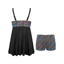 Load image into Gallery viewer, Crazy Cactus Lady Swim Dress & Shorts Set