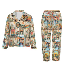 Load image into Gallery viewer, Colores de Mexico Pictures of the Southwest Satin Pajamas