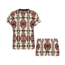 Load image into Gallery viewer, Southwestern Aztec Pajama Top Short Set