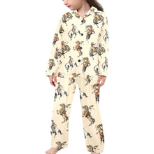 Load image into Gallery viewer, Vintage Cowgirl Girl's Western Pajama Set