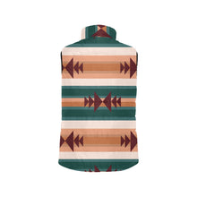 Load image into Gallery viewer, Cocoa Aztec Men's Puffy Vest