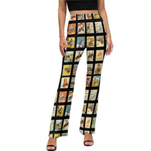 Load image into Gallery viewer, Vintage Cowboy Collage Western Flare Pants