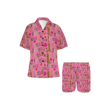 Load image into Gallery viewer, Pink Yeehaw Women's Western Pajama Set