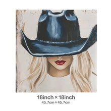 Load image into Gallery viewer, Baha Ranch Cowgirl Blonde Velvety Soft Throw Pillow Case Made in America