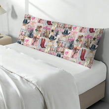 Load image into Gallery viewer, Baha Ranch Painted Cowgirl Western Body Pillow Cover Made in America
