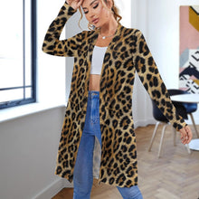 Load image into Gallery viewer, Baha Ranch Retro Pop Western Leopard Lightweight Cardigan