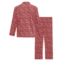 Load image into Gallery viewer, Red Bandana Men's Western Print Pajama Set