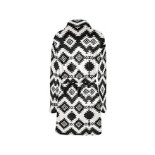Load image into Gallery viewer, Black Aztec Women's Western Bath Robe