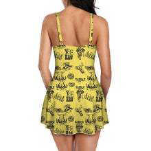 Load image into Gallery viewer, Cowgirl Graphics Skirted One Piece Swim Suit
