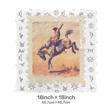 Load image into Gallery viewer, Baha Ranch Stamped Rodeo Cowboy Velvety Soft Pillow Case Made in America