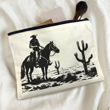 Load image into Gallery viewer, Black White Desert Cosmetic Bag Pack of 5 Made in America