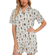 Load image into Gallery viewer, Howdy Highland Cow Women's Western Pajama Set