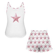 Load image into Gallery viewer, Baha Ranch Bridesmaid Pajama Lounge Tank Shorts Set Made in America