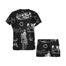 Load image into Gallery viewer, Ranch Life Women's Top and Shorts Pajama Set