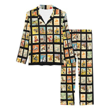 Load image into Gallery viewer, Cowboy Collage Women's Western Pajama Set
