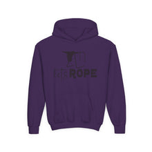 Load image into Gallery viewer, Let's Rope Youth Western Hoodie | Kids Rodeo Cowboy Sweatshirt